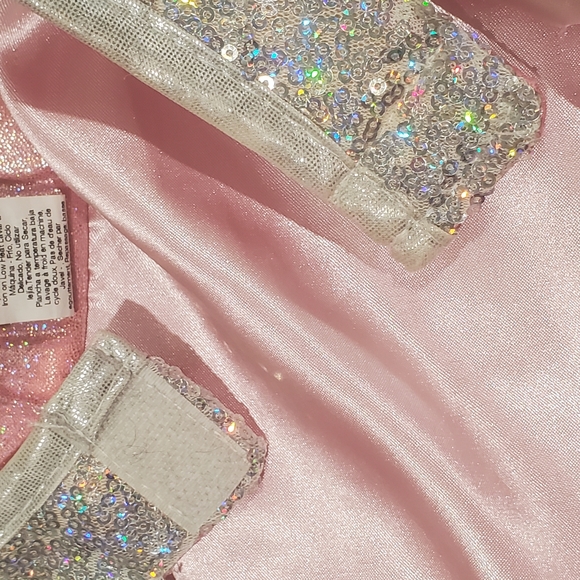 Great Pretenders Reversible Cape Halloween Costume Dress Up Sz 4-6Y Pink Sequin - Picture 7 of 12